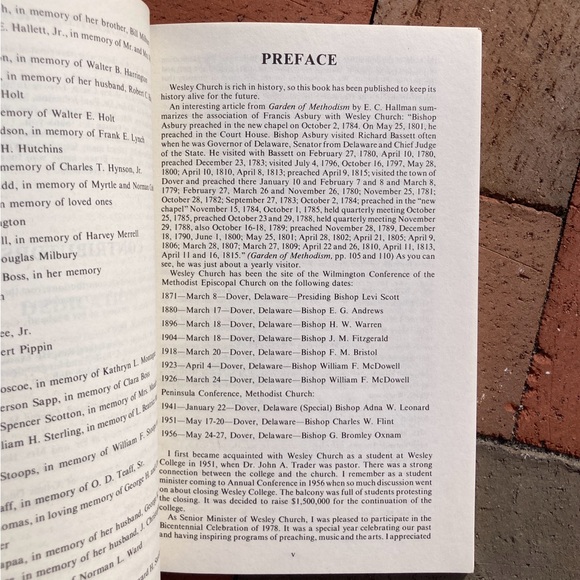 Wesley United Methodist Church History Dover Delaware Chapel Methodist Religious - Picture 6 of 10